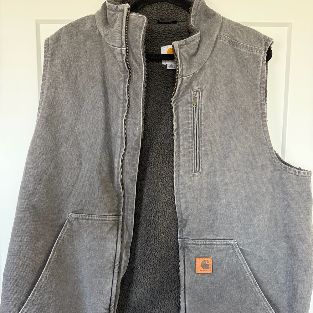 Carhartt Washed Duck Mock Neck Vest